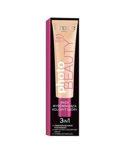 Lirene Photo Beauty baza wyrównująca koloryt skóry 3 w 1, 30 ml, cena, opinie, właściwości  zdjęcie