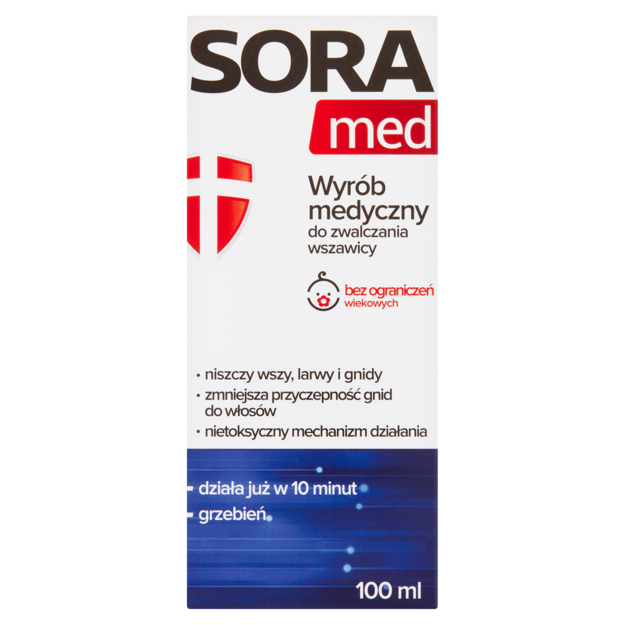 Sora Med, płyn do zwalczania wszawicy, 100 ml zdjęcie
