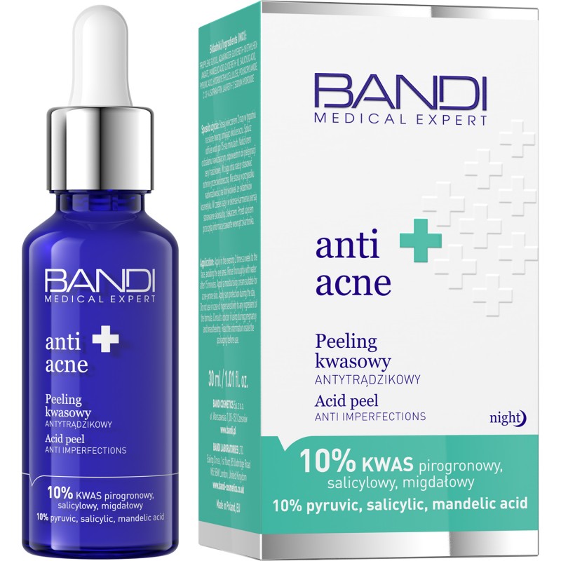 BANDI Medical Expert anti acne Zestaw antytrądzikowy, 30 ml + 30 ml