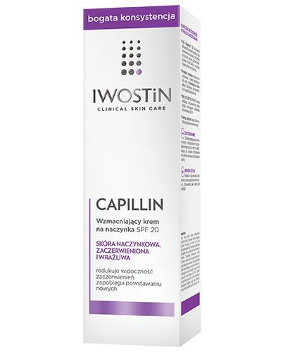 IWOSTIN CAPILLIN Krem na naczynka SPF20 bogata konsystencja -  40 ml zdjęcie