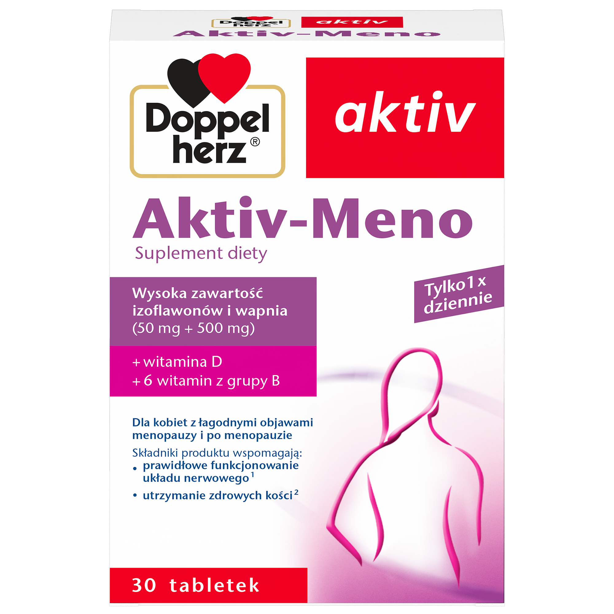 DOPPELHERZ AKTIV Meno - 30 tabl.  zdjęcie