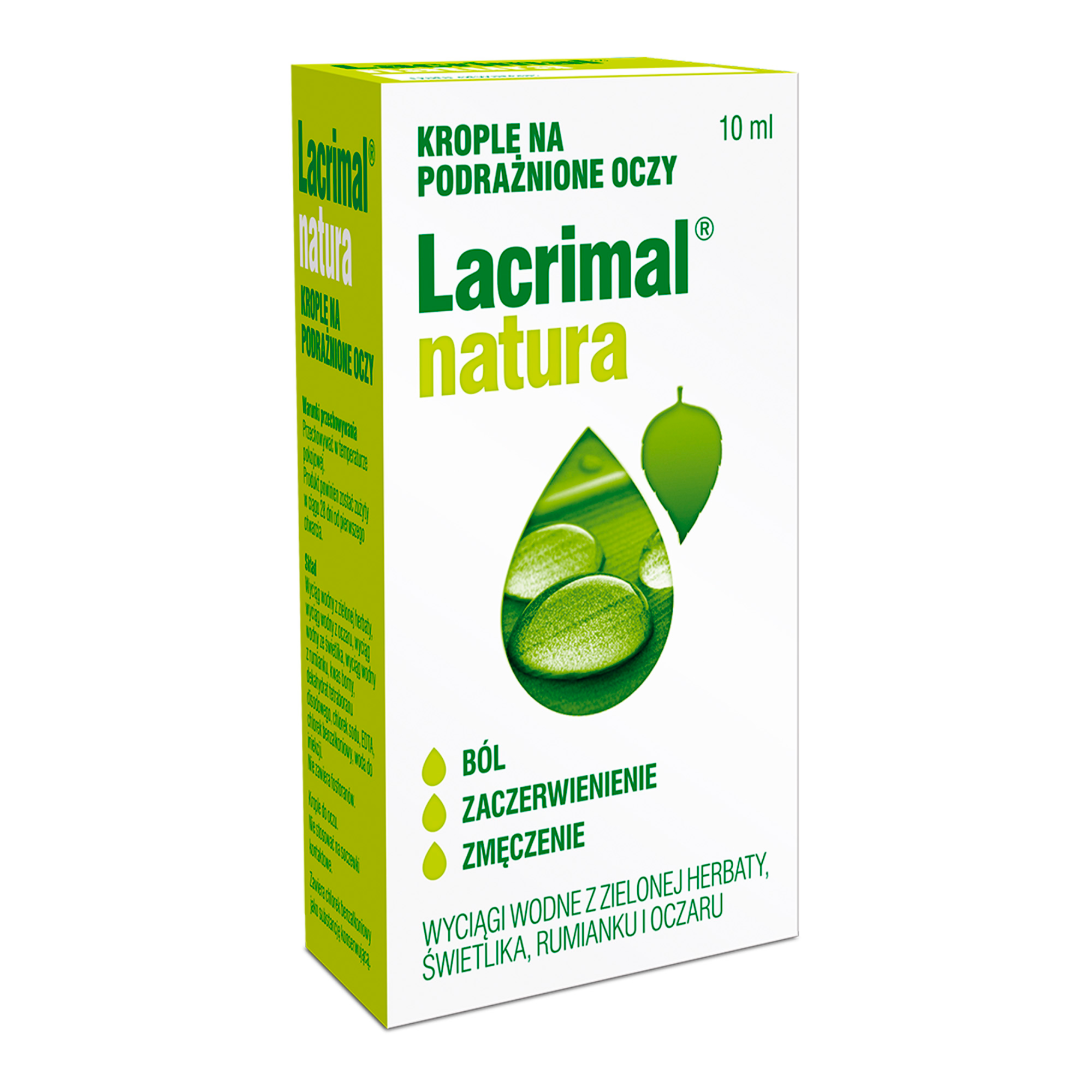 LACRIMAL NATURA Krople do oczu, 10 ml