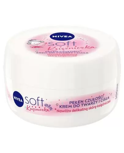 Nivea Soft Księżniczka krem intensywnie nawilżający, 100 ml zdjęcie