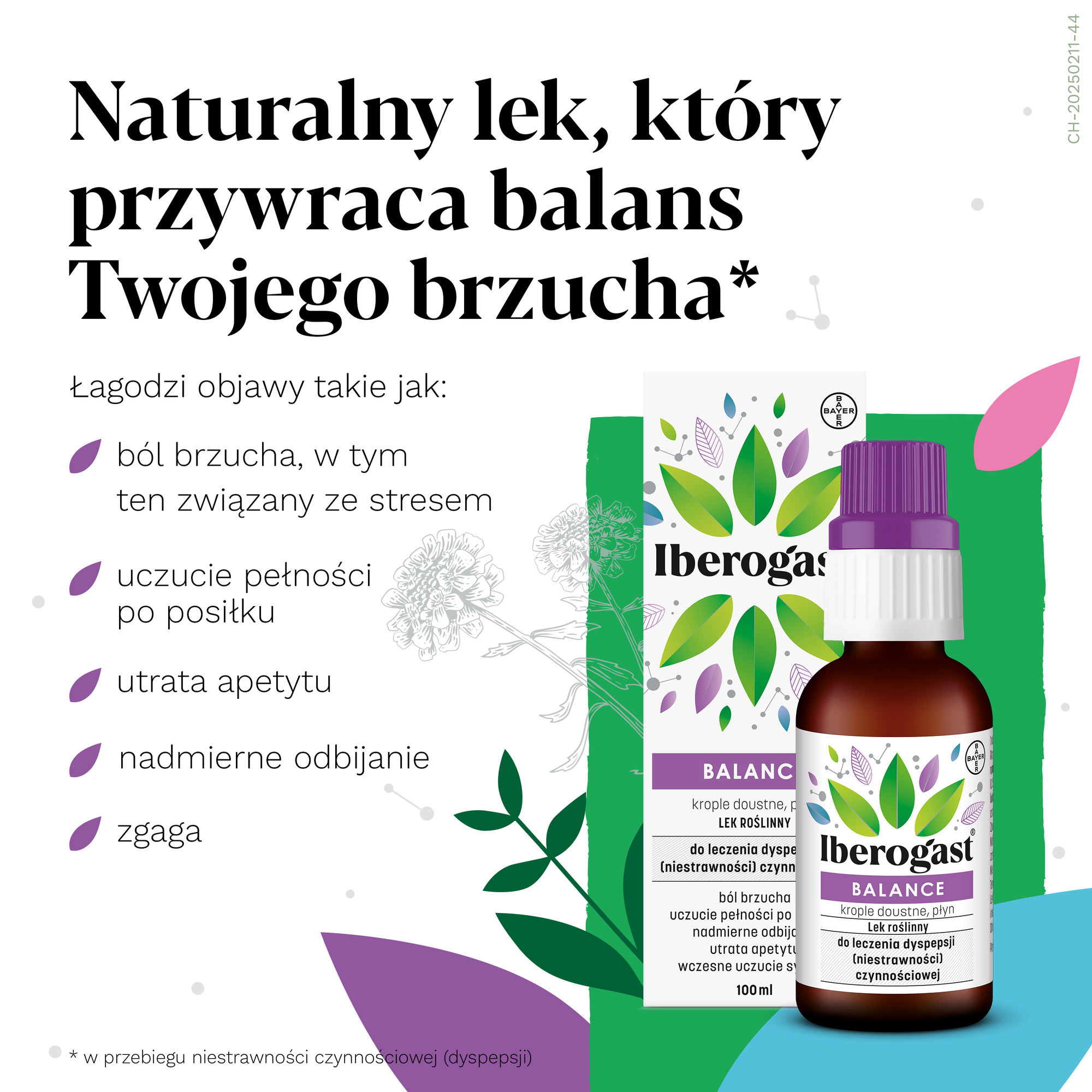 Iberogast Balance, krople doustne, płyn, 100 ml