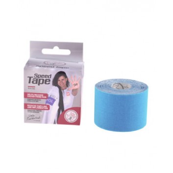 5E, Speed Tape, taśma kinezjologiczna bawełniana, niebieska, 5 cm x 5 m, 1 sztuka