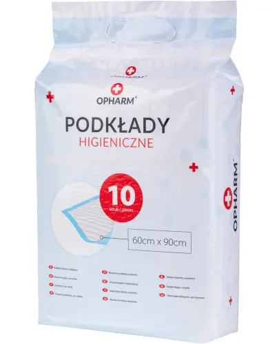 Opharm podkłady higieniczne 60 x 90 cm 10 sztuk  zdjęcie