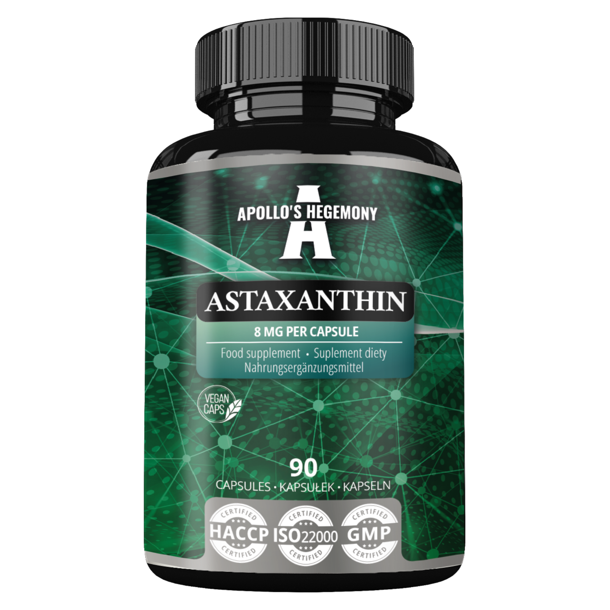 Apollo's Hegemony, Astaxanthin, kapsułki, 90 sztuk zdjęcie