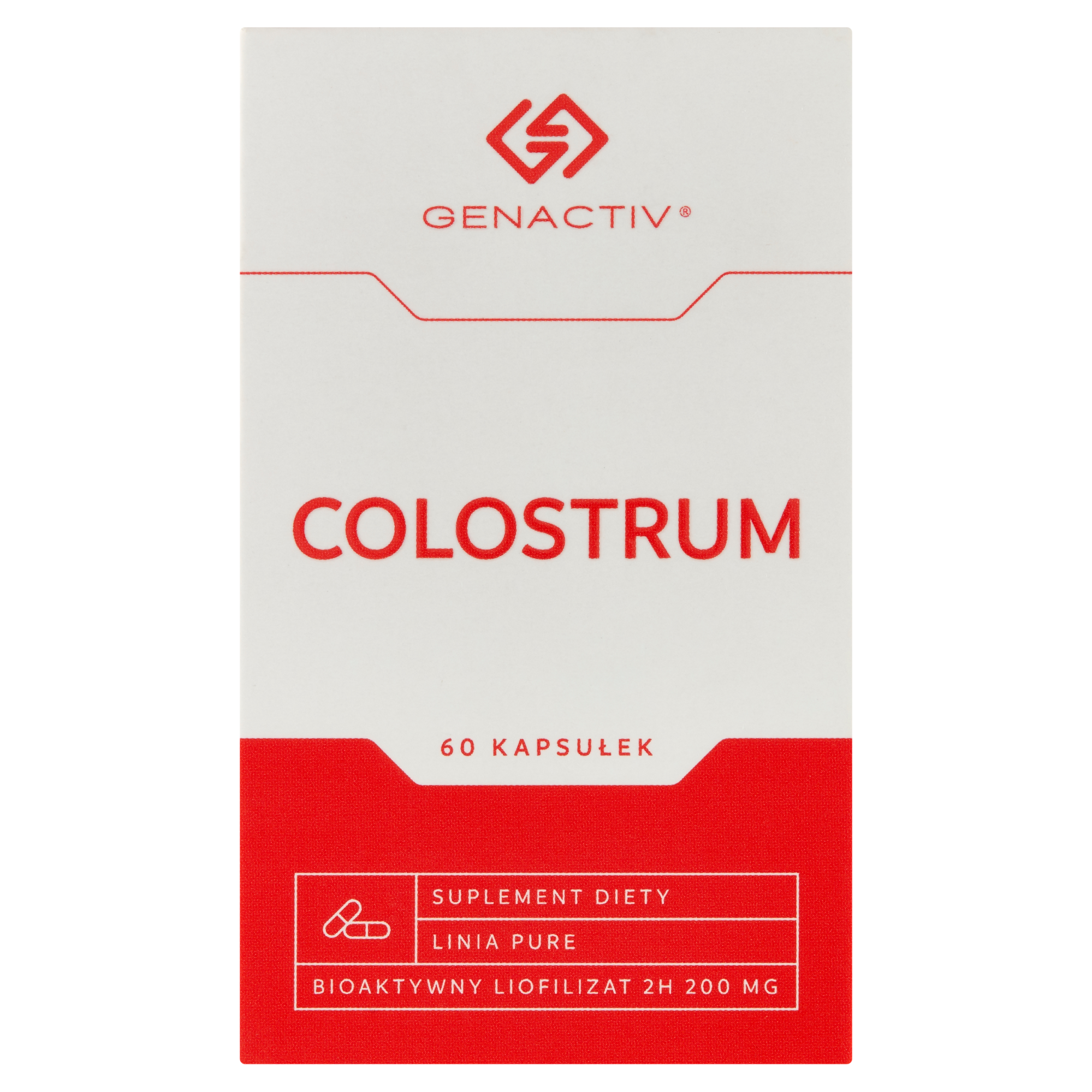 Colostrum Genactiv, kapsułki, 60 sztuk zdjęcie