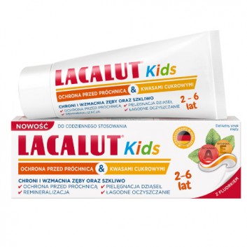 Lacalut Baby pasta do zębów 2-6 lat, 55 ml