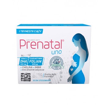 Prenatal Uno, kapsułki, 60 sztuk (30 sztuk + 30 sztuk)