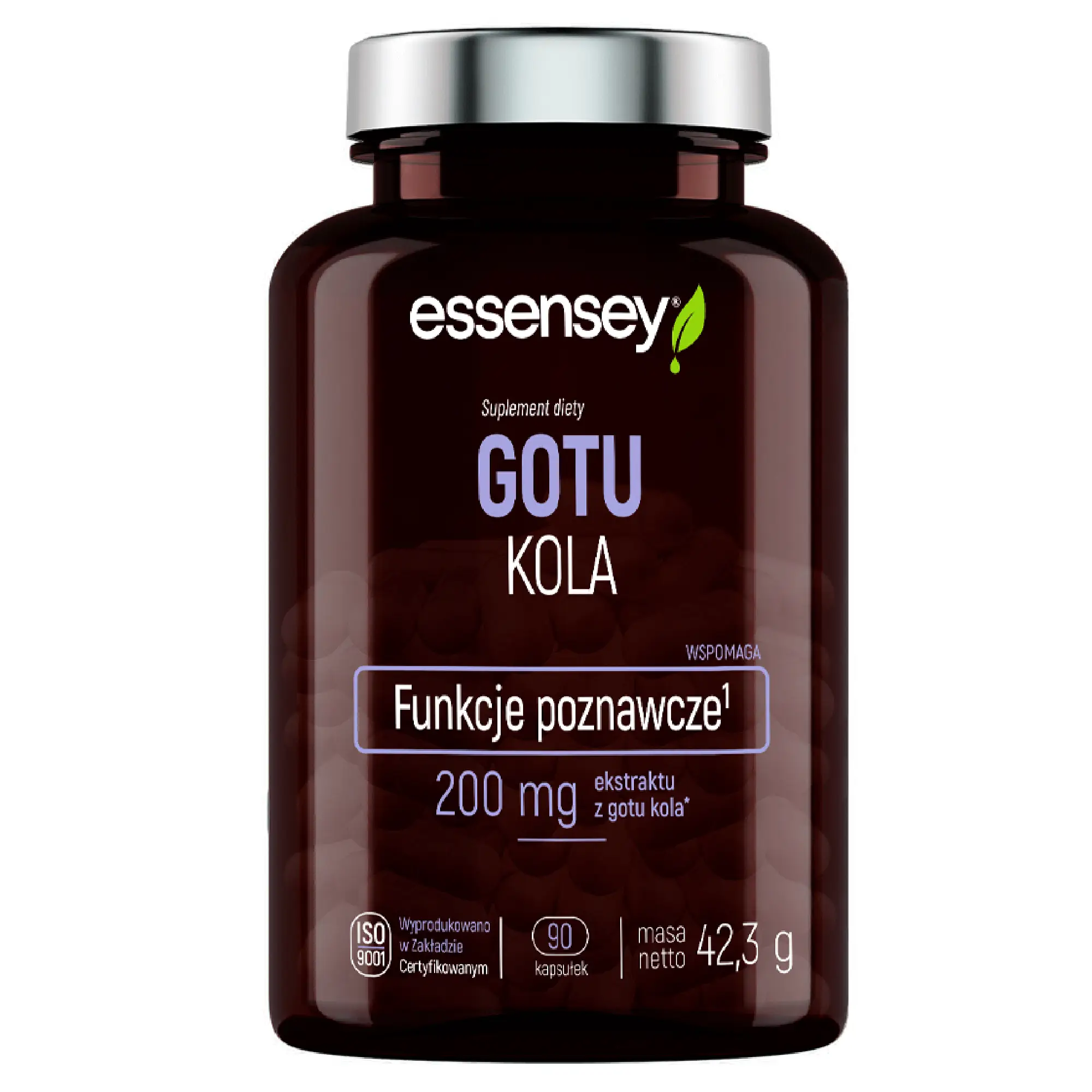 Essensey, Gotu Kola, kapsułki, 90 sztuk zdjęcie