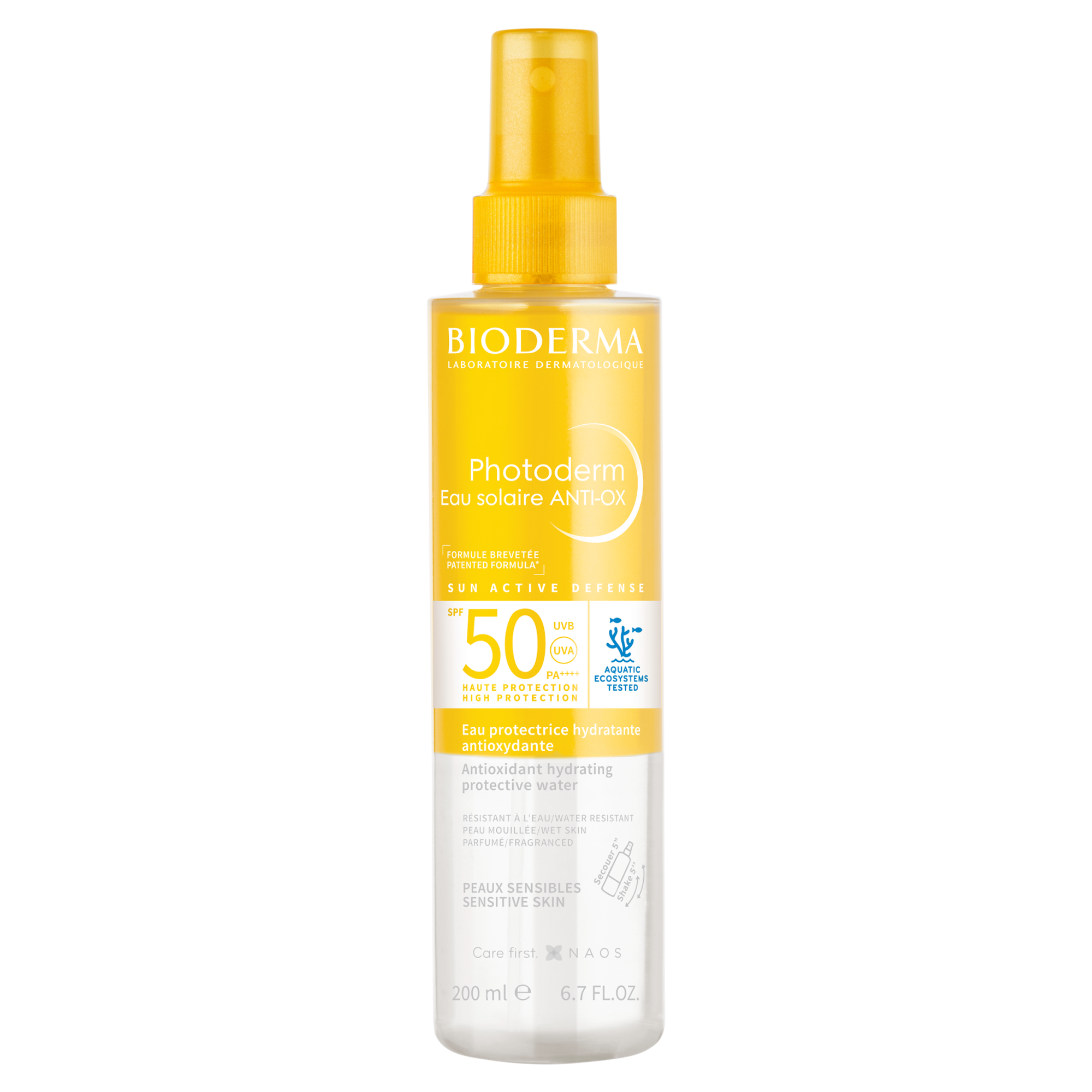 Bioderma Photoderm Eau Solaire Anti-Ox Woda antyoksydacyjna dwufazowa SPF 50+ 200 ml zdjęcie