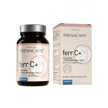 PRENACAPS Ferr C+, 60 kapsułek