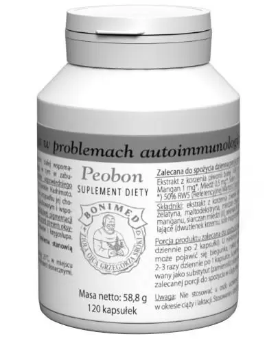 Peobon 120 kapsułek zdjęcie