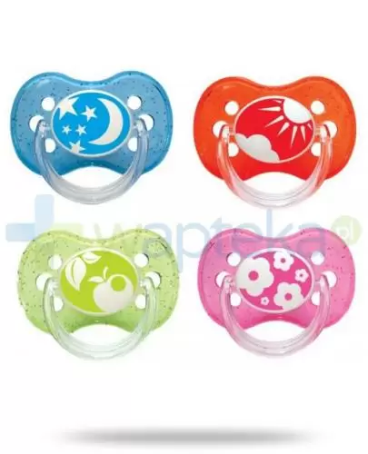 Canpol Babies smoczek silikonowy okrągły nature 6-18 m-cy 1 sztuka [22/435] zdjęcie