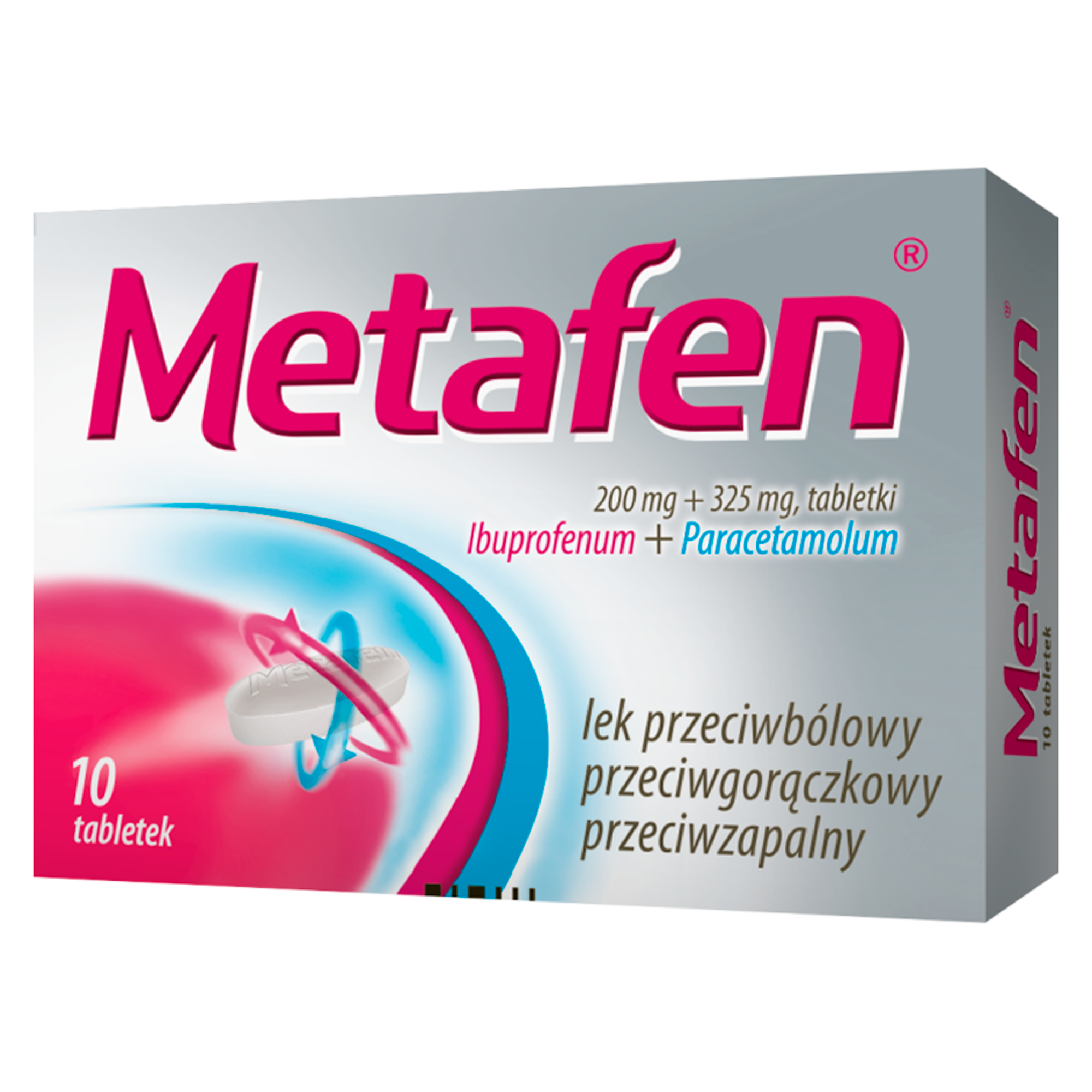 Metafen 200mg + 325mg 10 tabletek zdjęcie