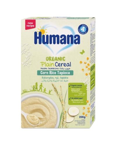 Humana Organic Kaszka bezmleczna, kukurydza, ryż, tapioka, 200 g zdjęcie
