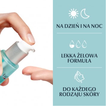 Eucerin Hyaluron-Filler Booster nawilżający ultralekki pierwsze zmarszczki, 30 ml, cena, wskazania, opinie