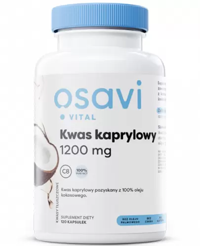 Osavi Kwas kaprylowy 1200 mg 60 kapsułek zdjęcie