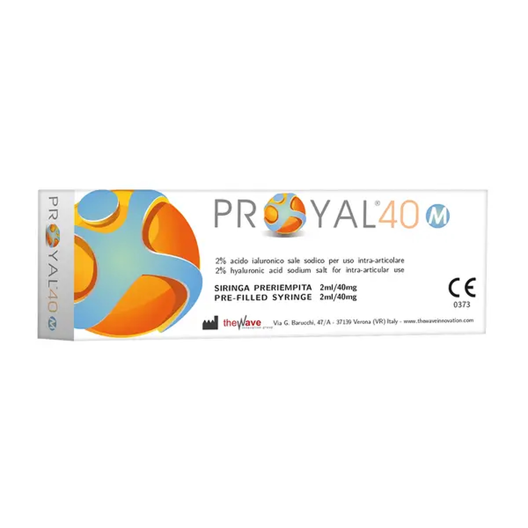 Proyal 40 M Żel dostawowy z kwasem hialuronowym 40 mg/2 ml, 1 ampułko-strzykawka zdjęcie