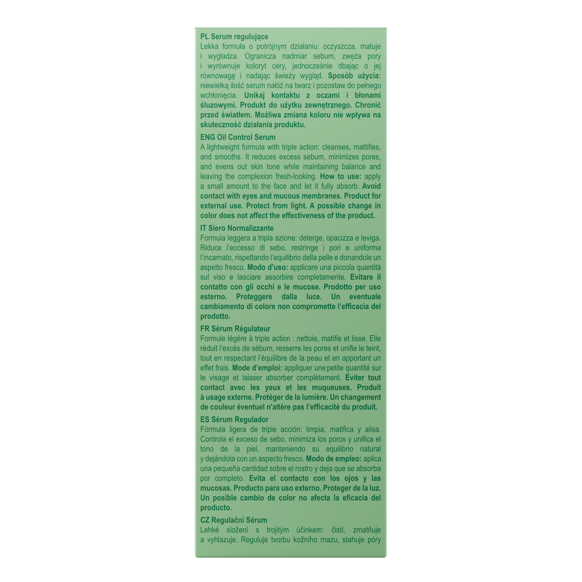 Nacomi Matcha Balance Key serum regulujace, 40 ml
