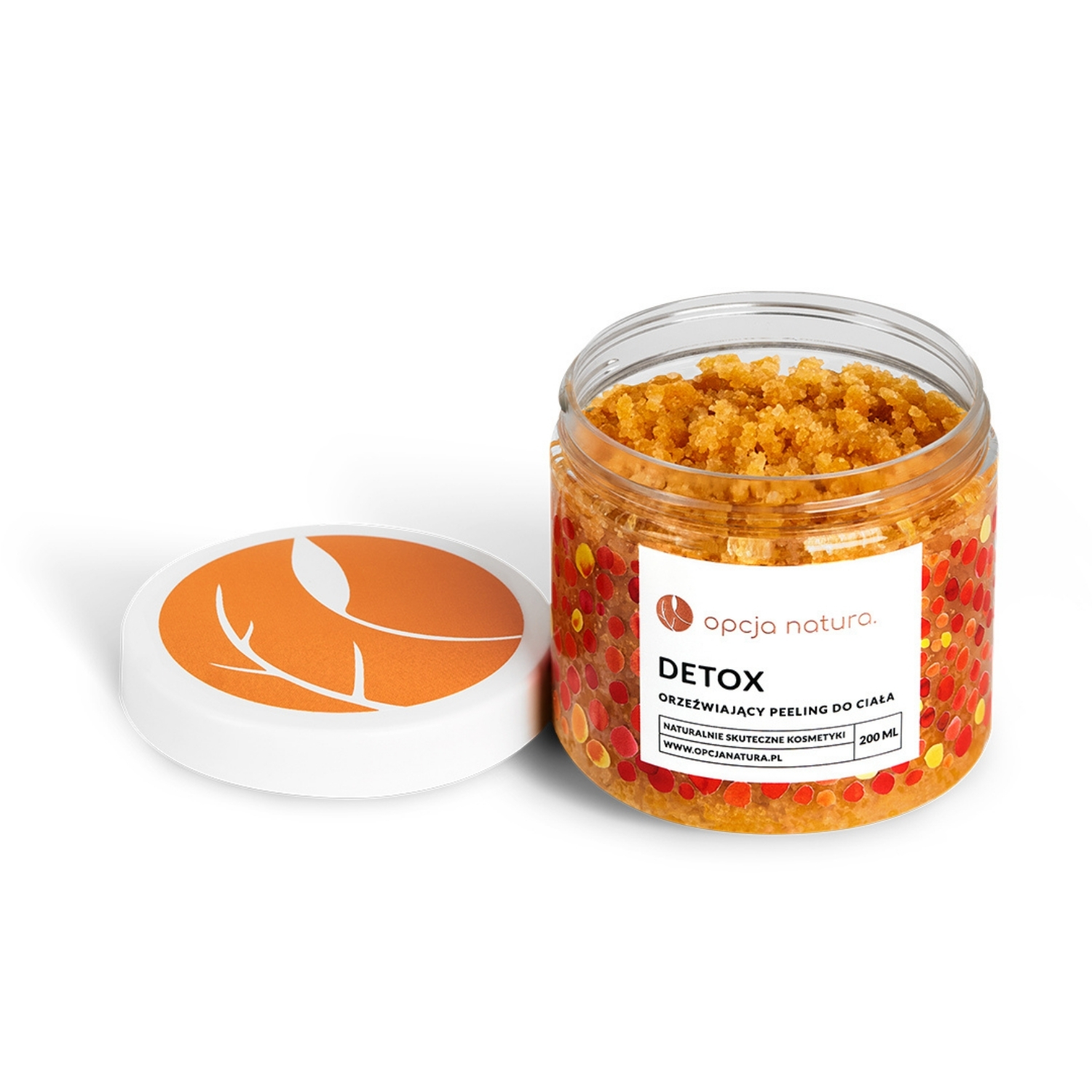 Opcja Natura, peeling detox do ciała, 210 ml
