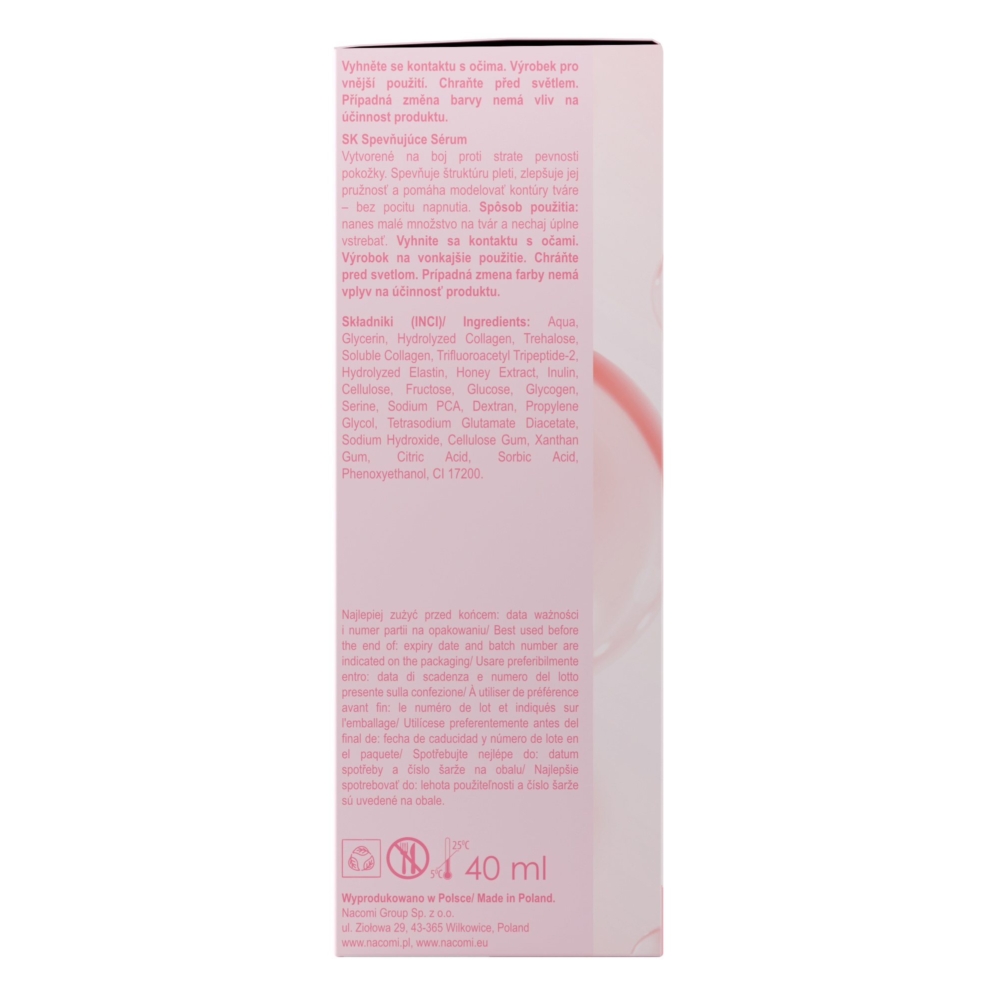 Nacomi Collagen Lift Key Serum ujędrniające, 40 ml