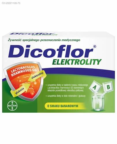 DICOFLOR ELEKTROLITY, na odwodnienie, 12 saszetek (6 porcji) zdjęcie