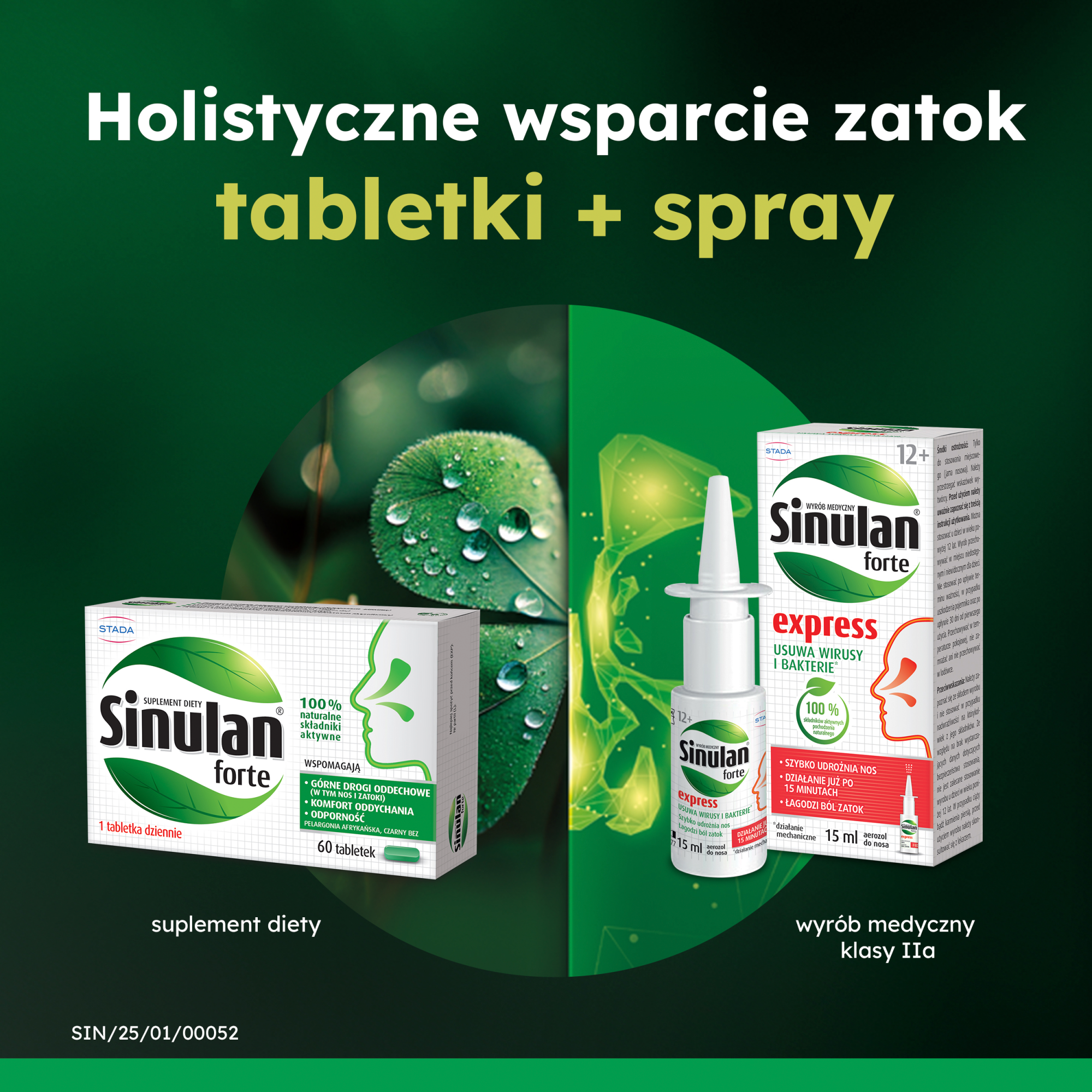 Sinulan Express Forte aerozol do nosa 15 ml