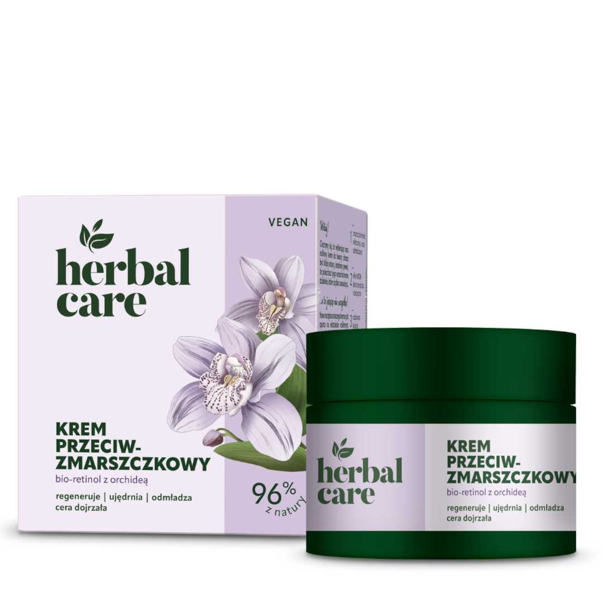 Herbal Care Przeciwzmarszczkowy krem bioi-retinol z orchideą, 50 ml zdjęcie