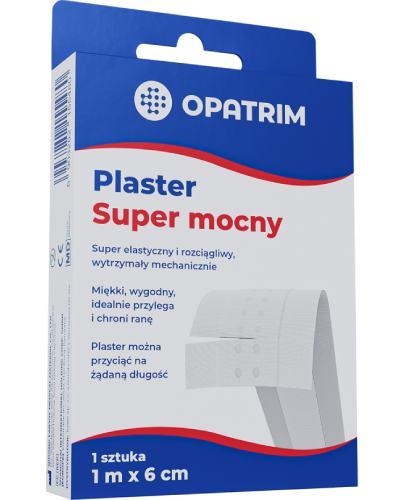 Opatrim Plaster super mocny 1 m x 6 cm, 1 sztuka zdjęcie
