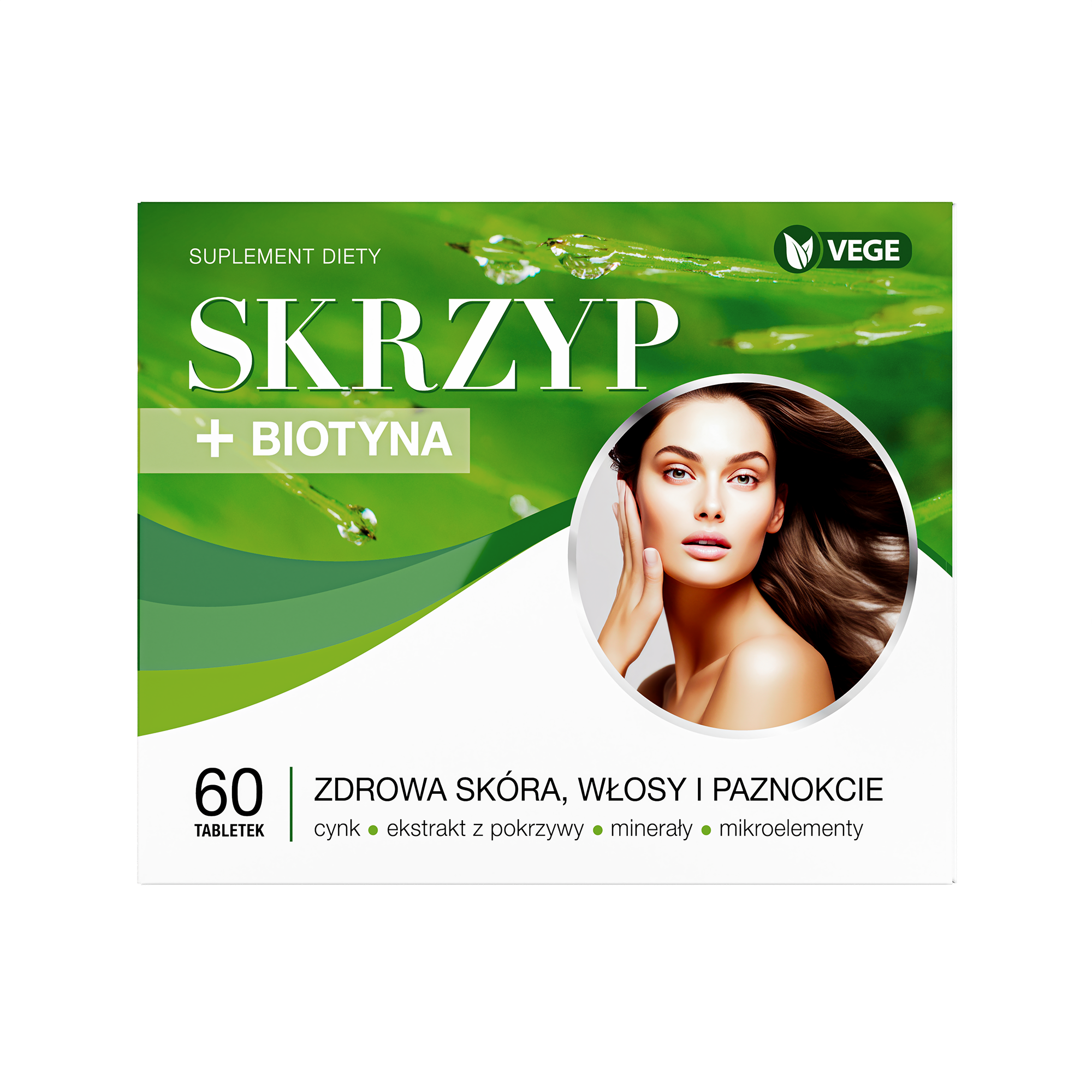 Skrzyp + Biotyna, 60 tabletek zdjęcie