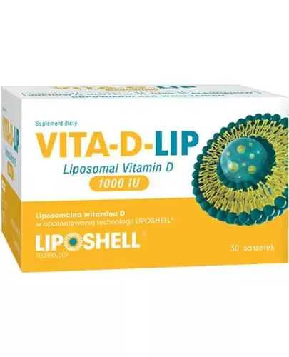 VITA-D-LIP Liposomalna witamina D 1000 IU, 30 saszetek zdjęcie