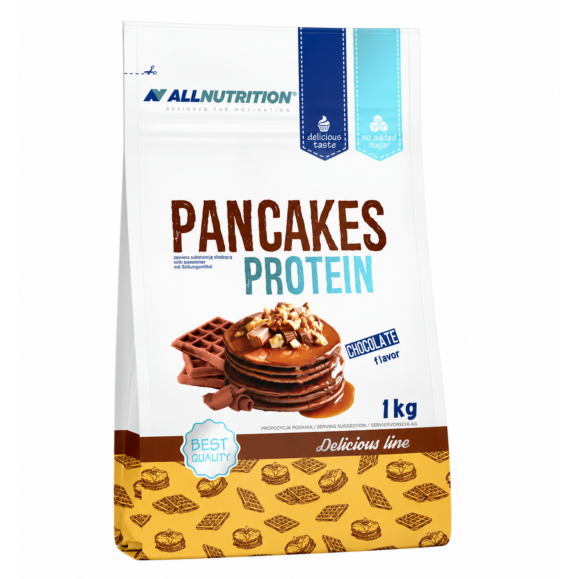 Allnutrition Delicious Line Protein Pancakes smak czekoladowy, 1000 g zdjęcie