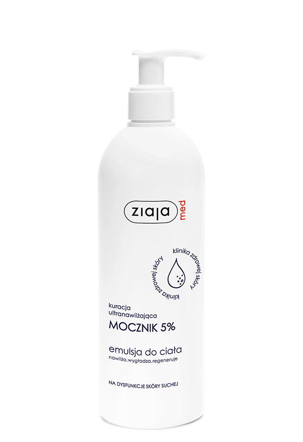 Ziaja Med Kuracja Ultranawilżająca Mocznik 5% emulsja do ciała 400 ml zdjęcie