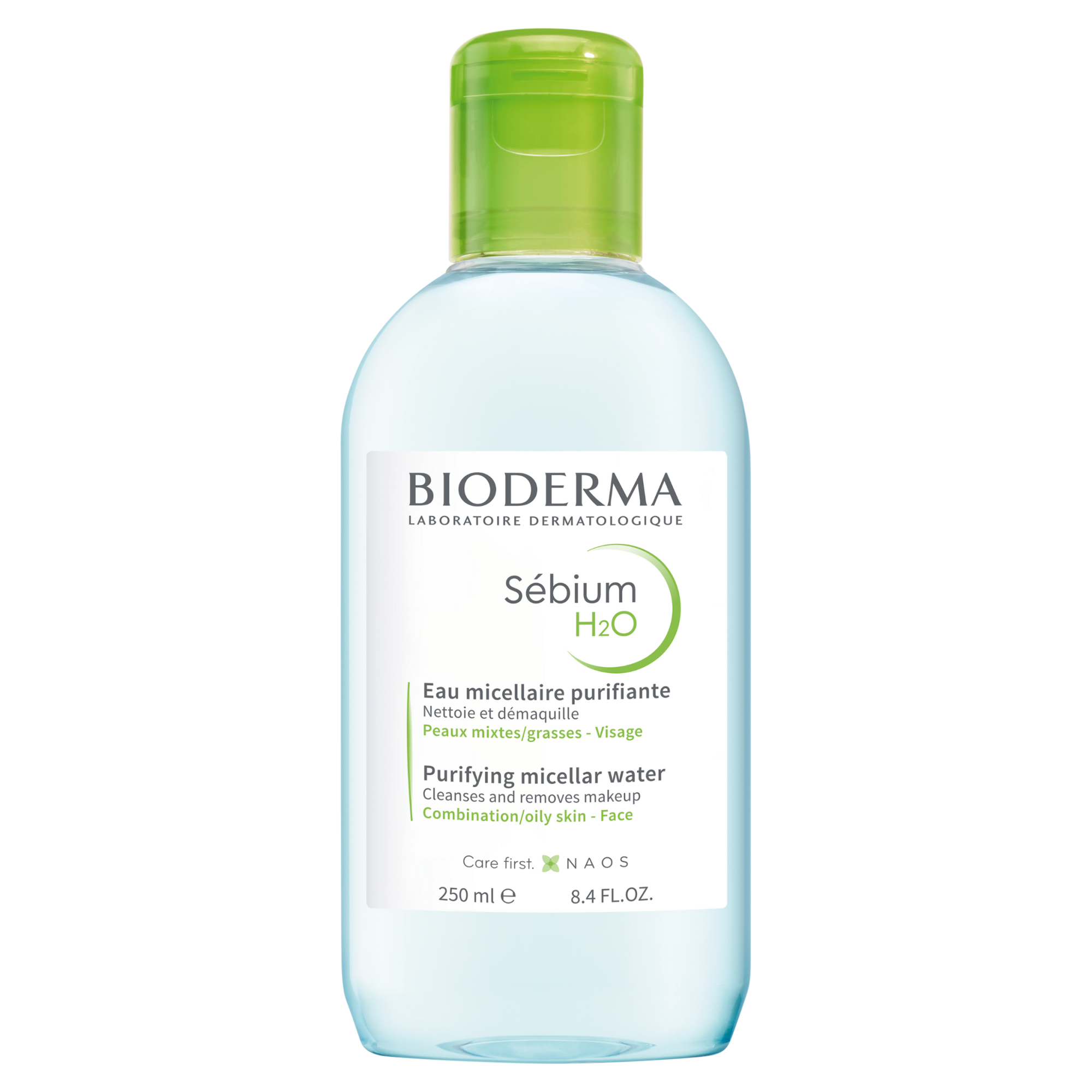 BIODERMA SEBIUM H2O Antybakteryjny płyn micelarny do oczyszczania twarzy, 250 ml  zdjęcie