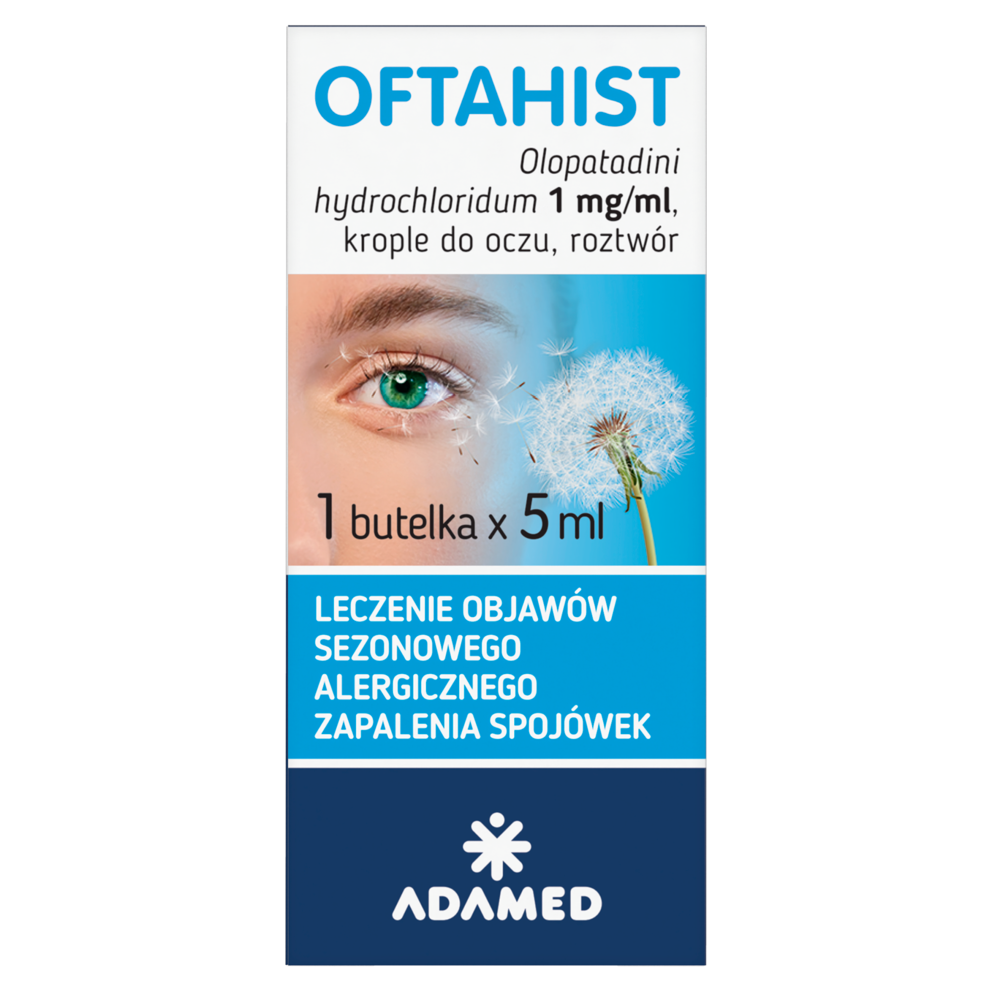 Oftahist 1 mg/ml krople do oczu 5 ml zdjęcie