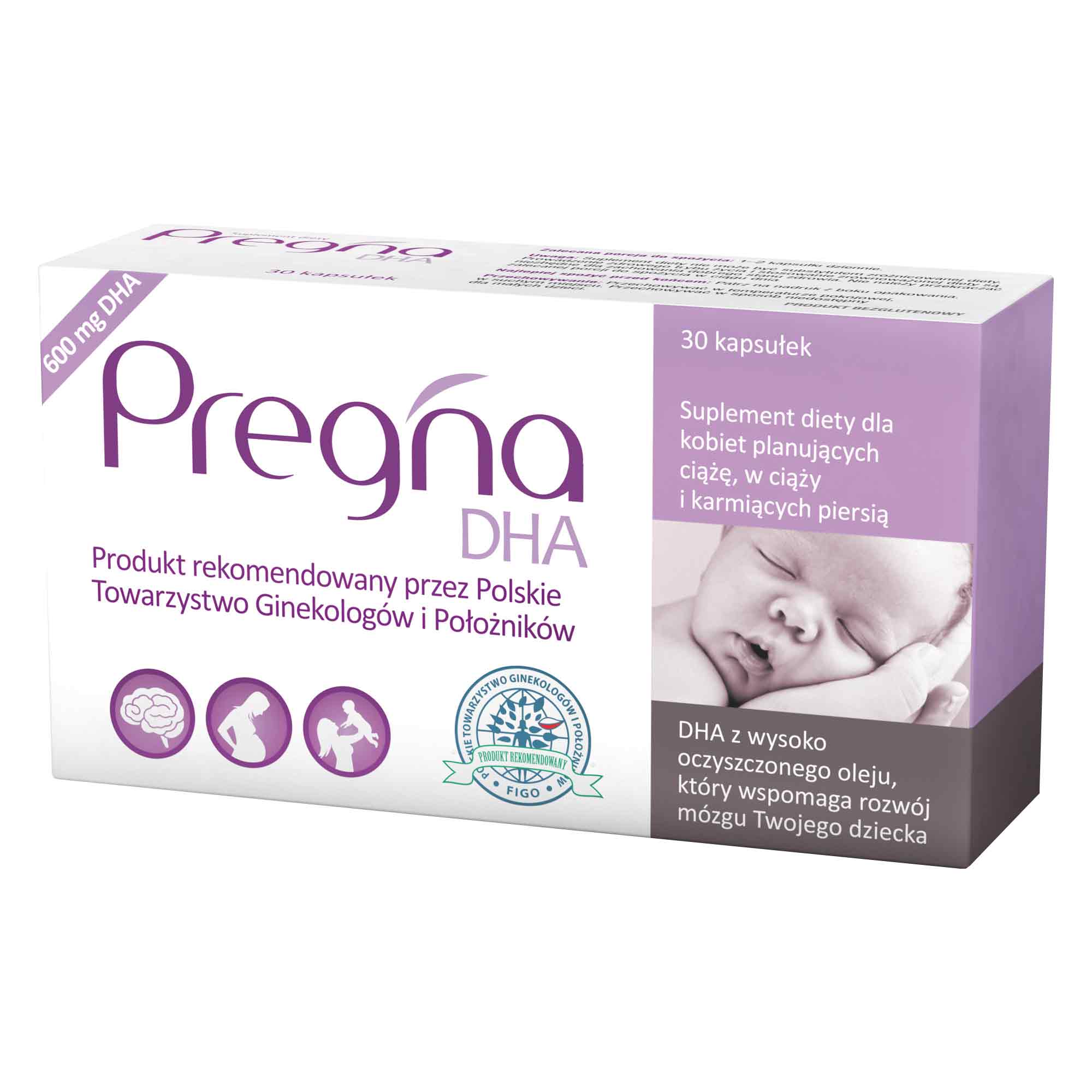Pregna DHA, 30 kapsułek zdjęcie