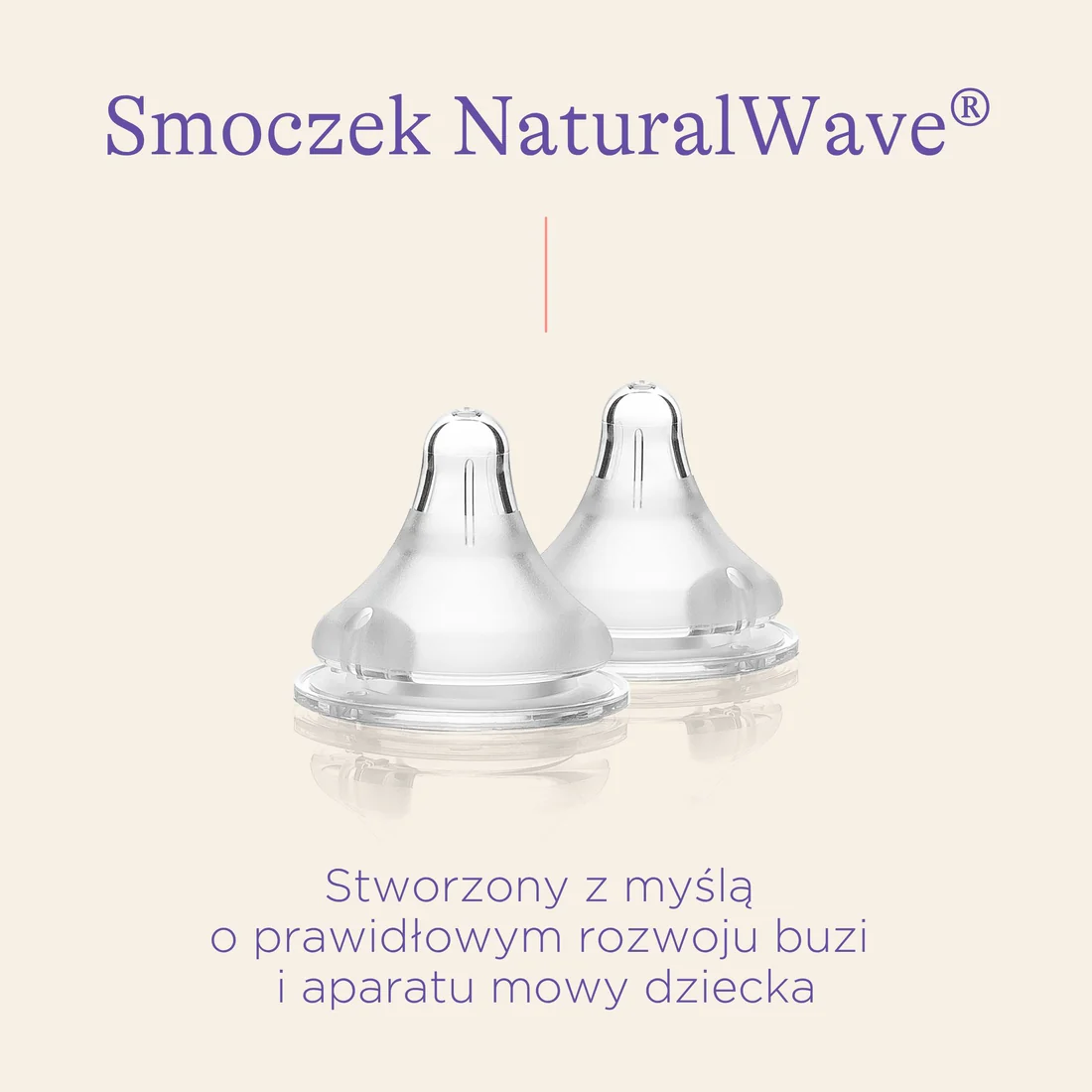 Lansinoh smoczek do karmienia Natural Wave o szybkim przepływie, 2 sztuki