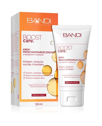 Bandi Boost Care Krem przeciwzmarszczkowy z kolagenem i elastyną - 50 ml - cena, opinie, właściwości zdjęcie
