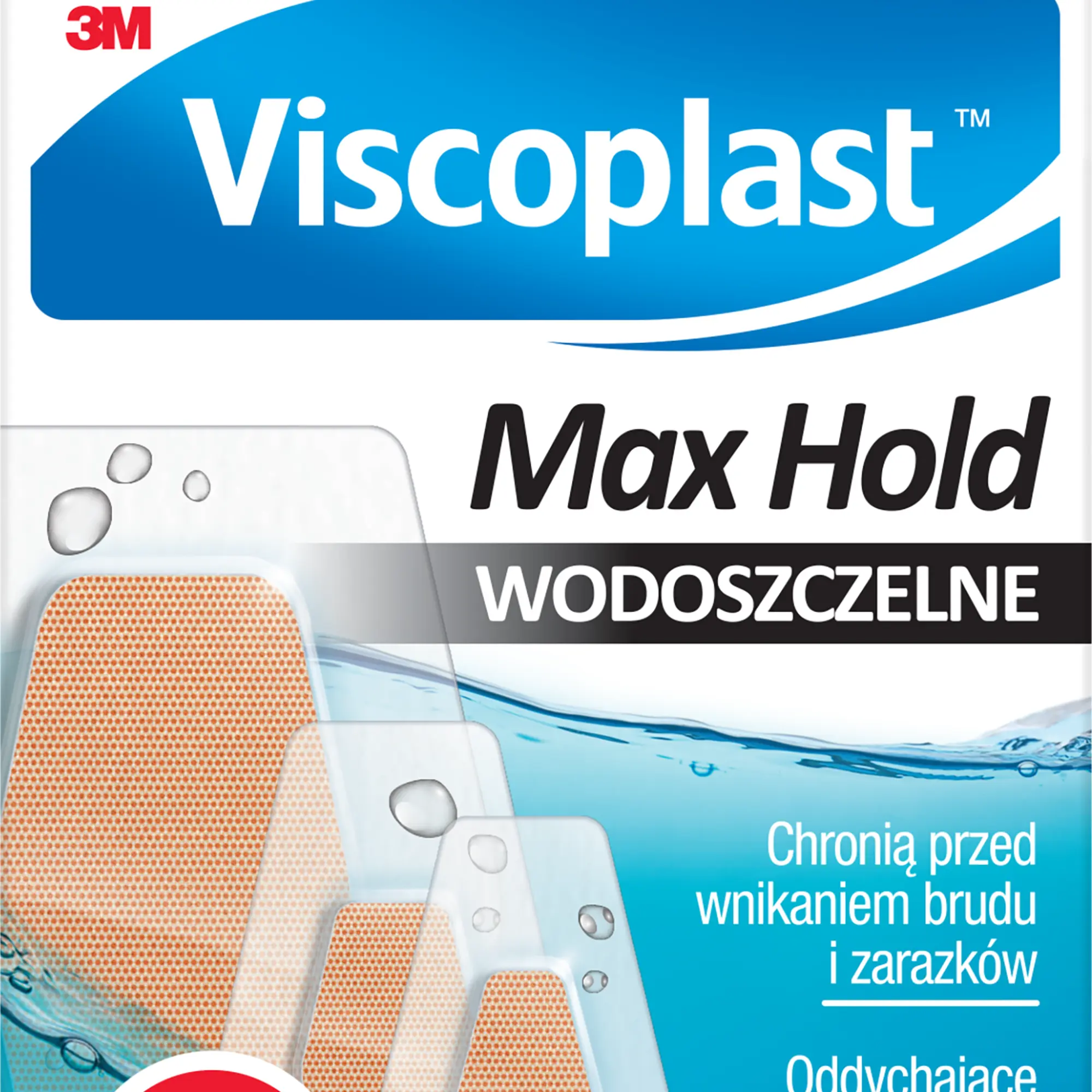 Viscoplast Max Hold wodoszczelne plastry 12 sztuk zdjęcie