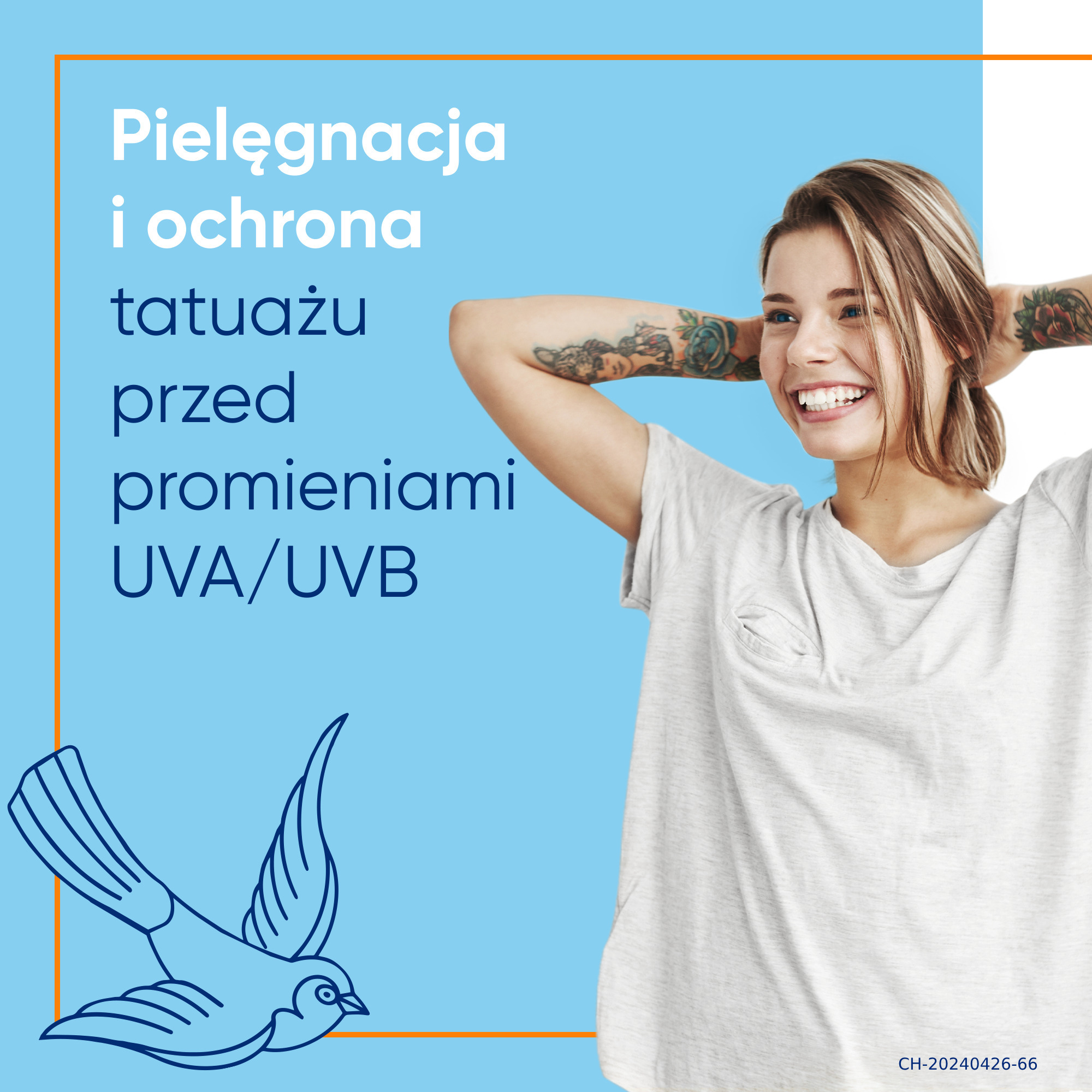 Bepanthen Tattoo Krem przeciwsłoneczny do wytatuowanej skóry z filtrem SPF 50+ UVA/UVB 50 ml