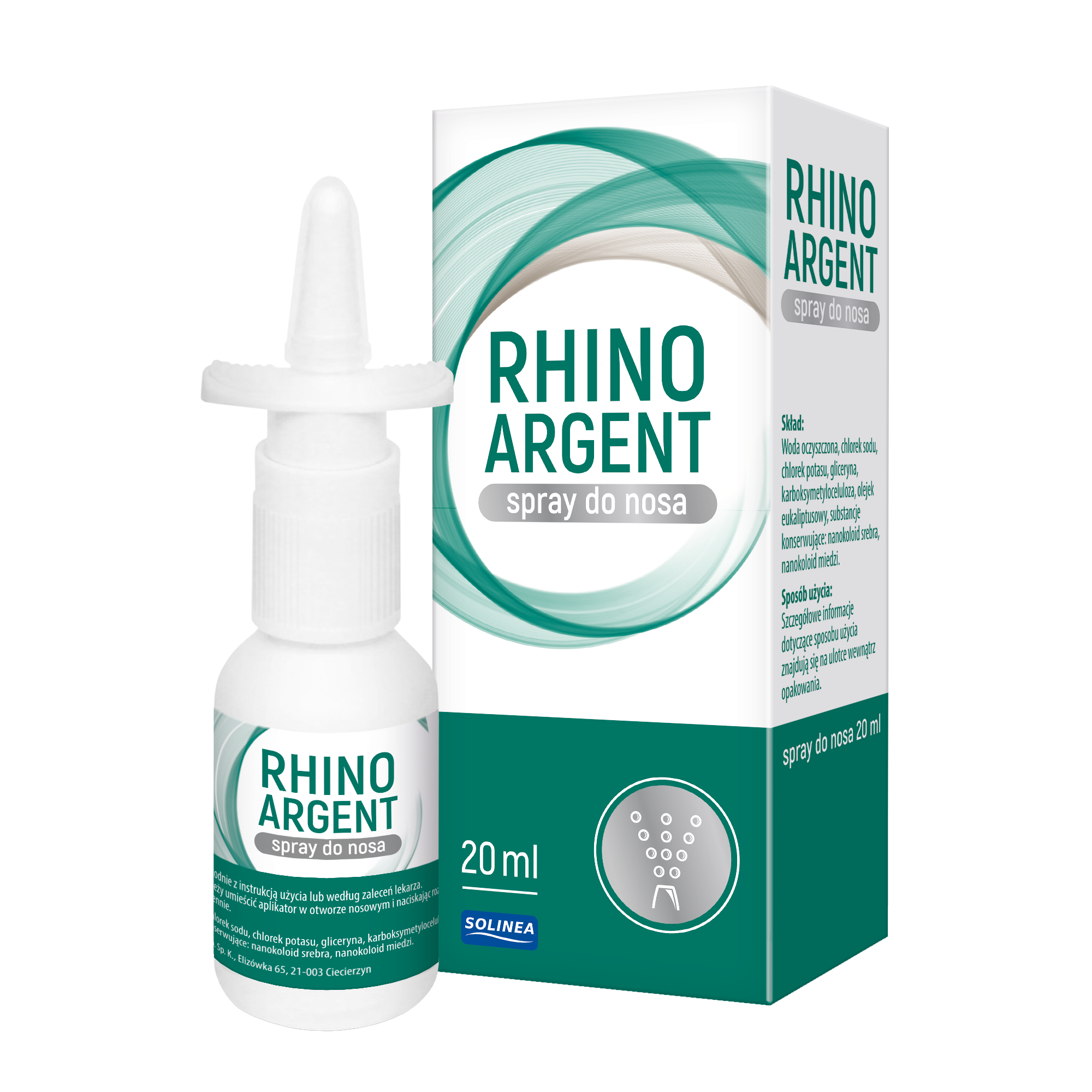 Rhinoargent spray do nosa 20 ml zdjęcie