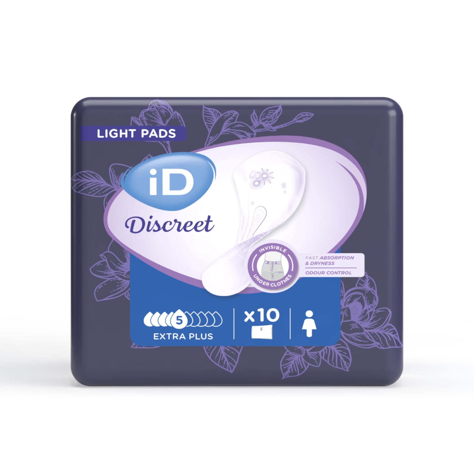 Wkładki urologiczne iD Discreet Extra Plus, 10 sztuk zdjęcie
