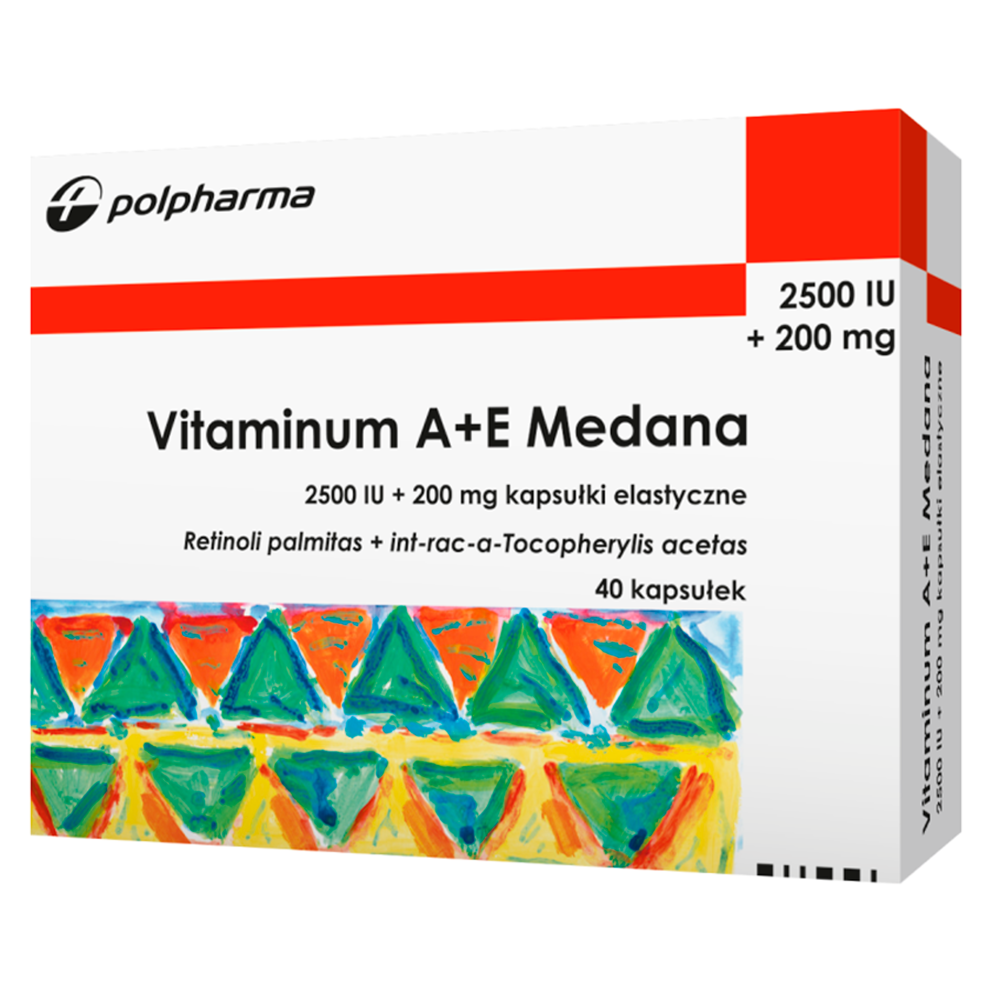 Vitaminum A+E 40 kapsułek Medana zdjęcie