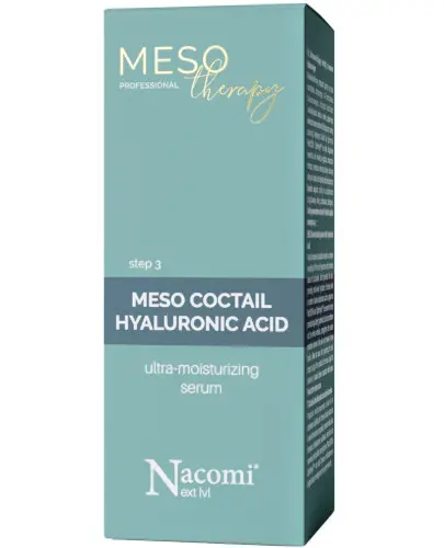 Nacomi Next Lvl Meso Therapy Professional ultranawilżający koktajl z kwasem hialuronowym 15 ml zdjęcie