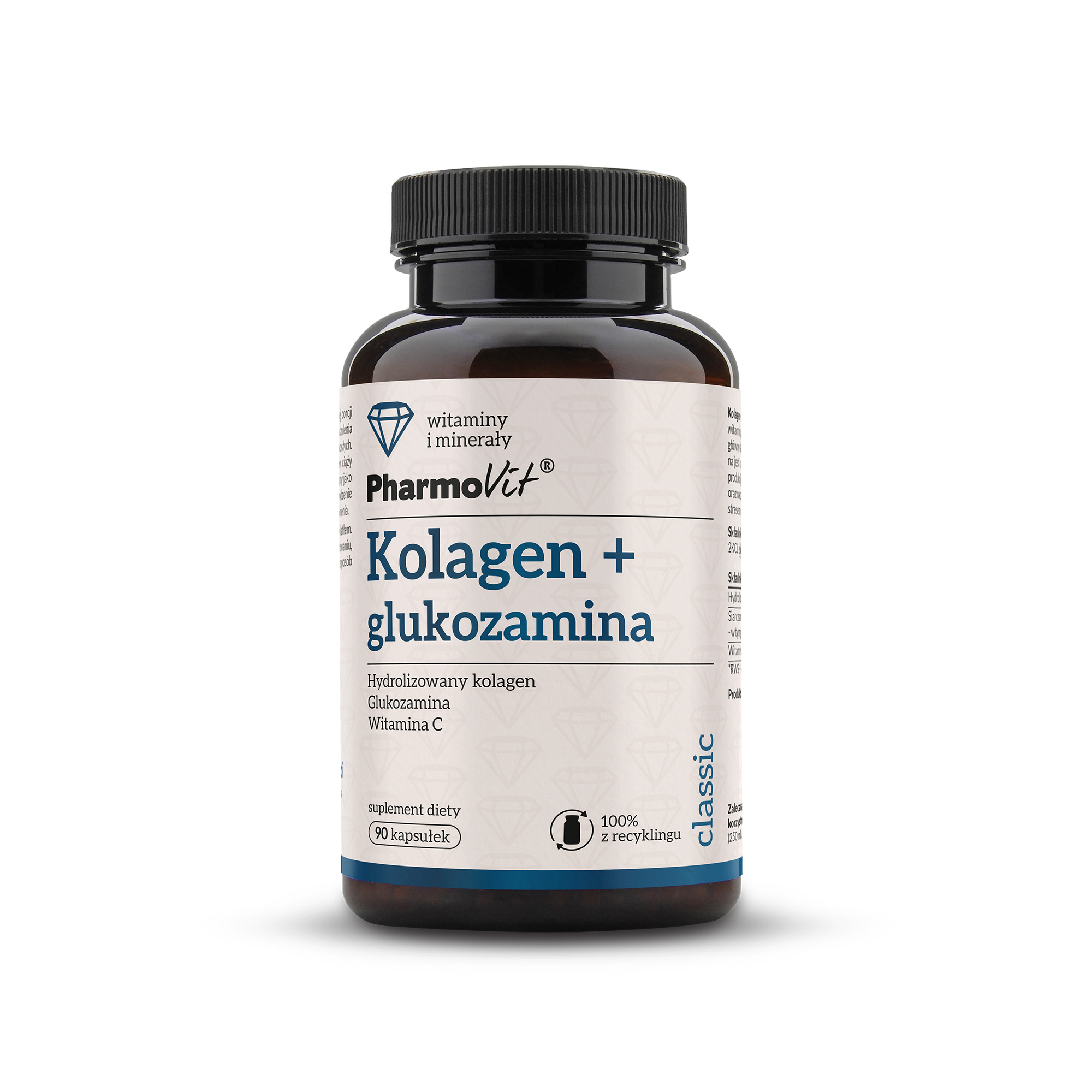 Pharmovit Kolagen + glukozamina, kapsułki, 90 sztuk zdjęcie