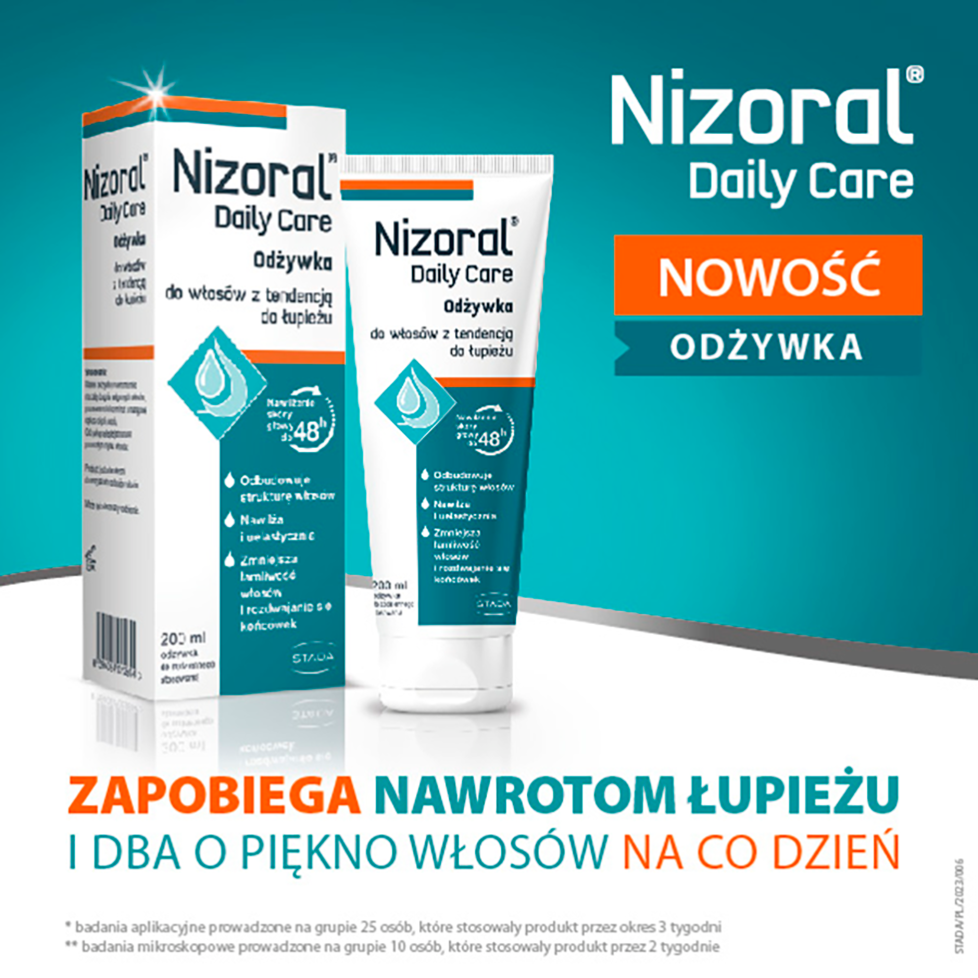 Nizoral Daily Care odżywka do włosów z tendencją do łupieżu 200 ml
