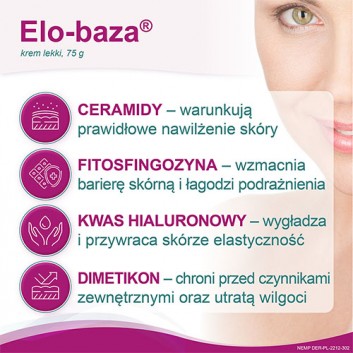 ELO-BAZA Krem lekki, 75 g