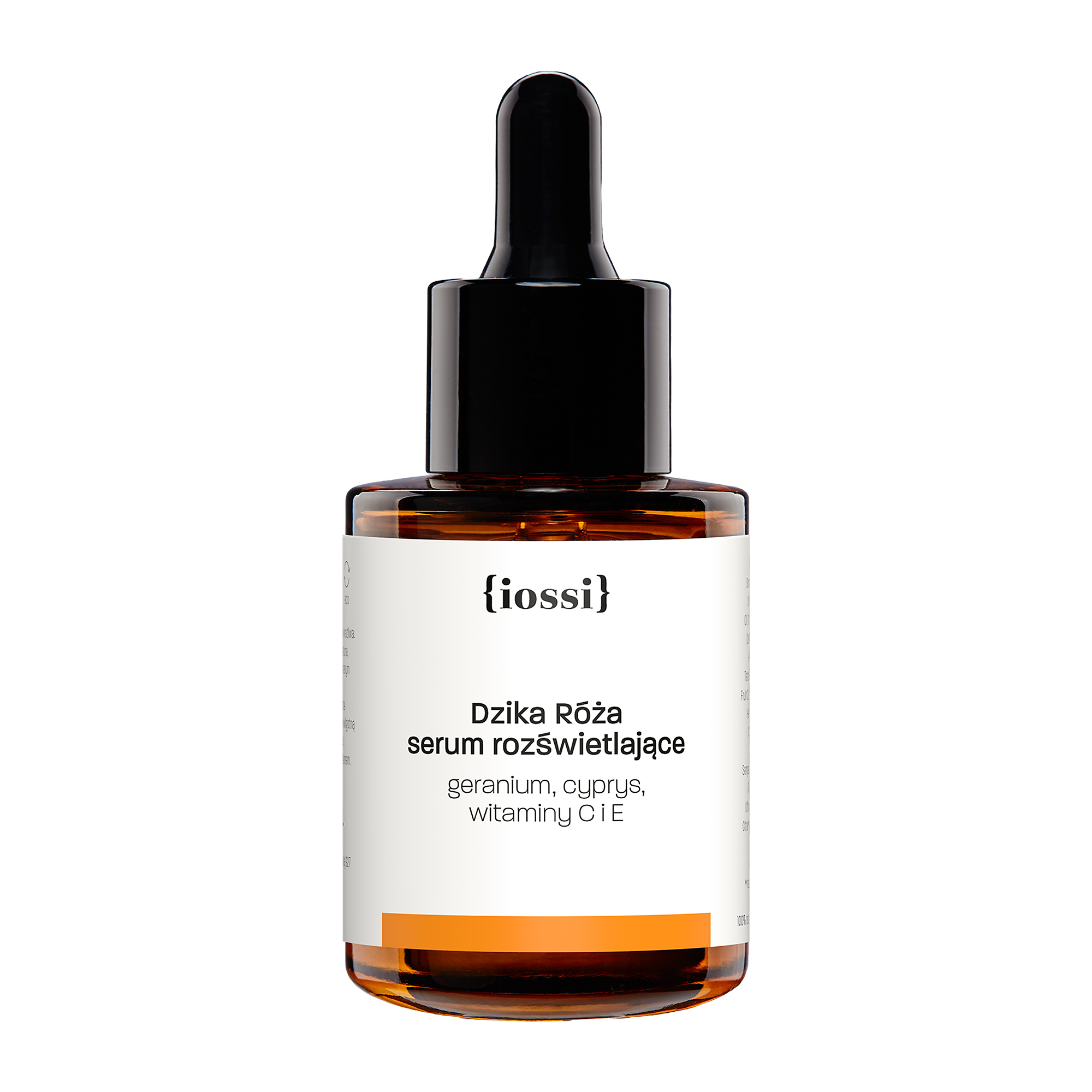 Iossi Dzika Róża Serum rozświetlające Geranium, cyprys, witaminy C i E, 30 ml